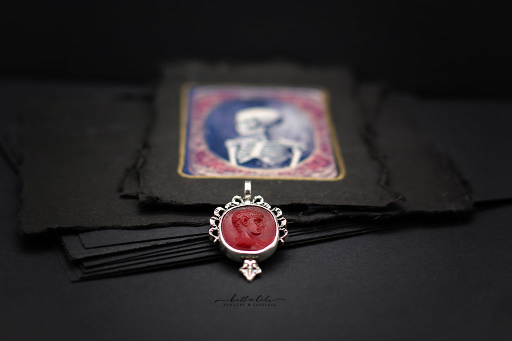 Emperor Geta, House of Garnet, Sterling Silver handmade Jewelry