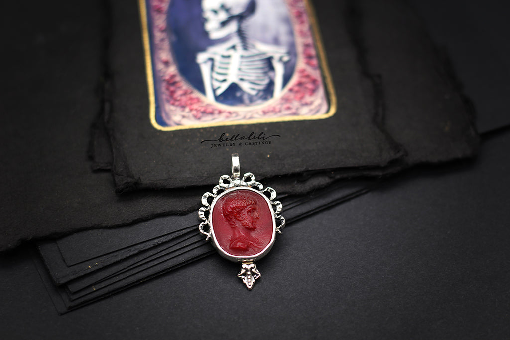 Emperor Geta, House of Garnet, Sterling Silver handmade Jewelry