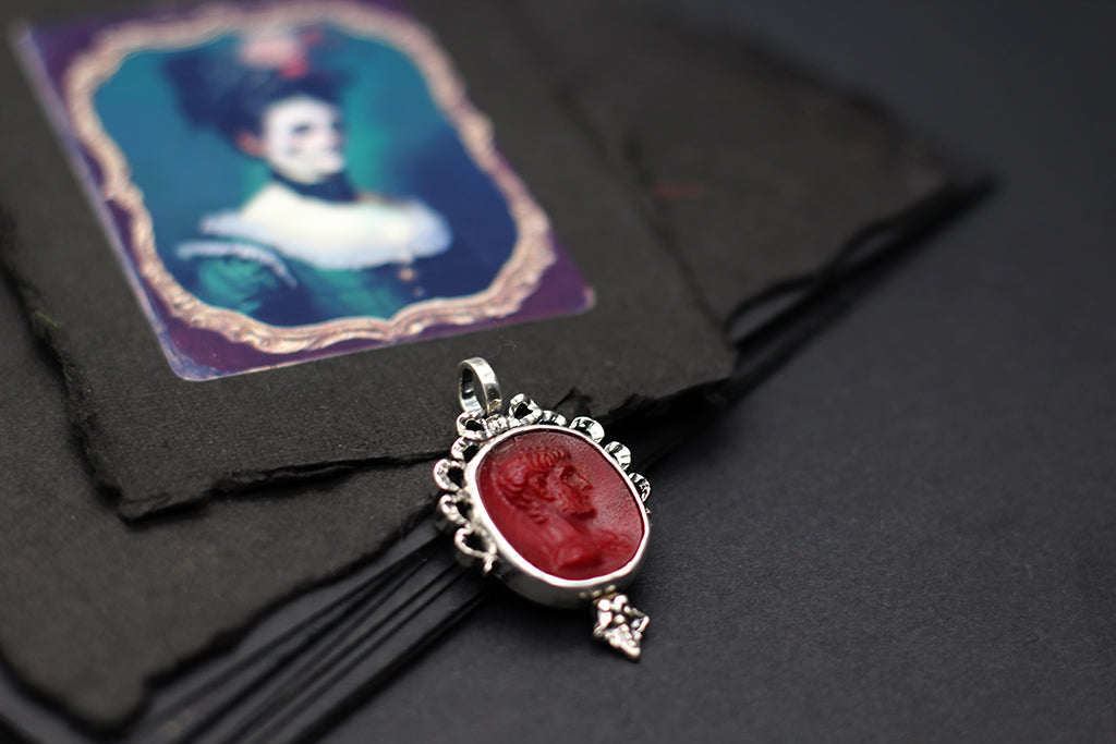 Emperor Geta, House of Garnet, Sterling Silver handmade Jewelry