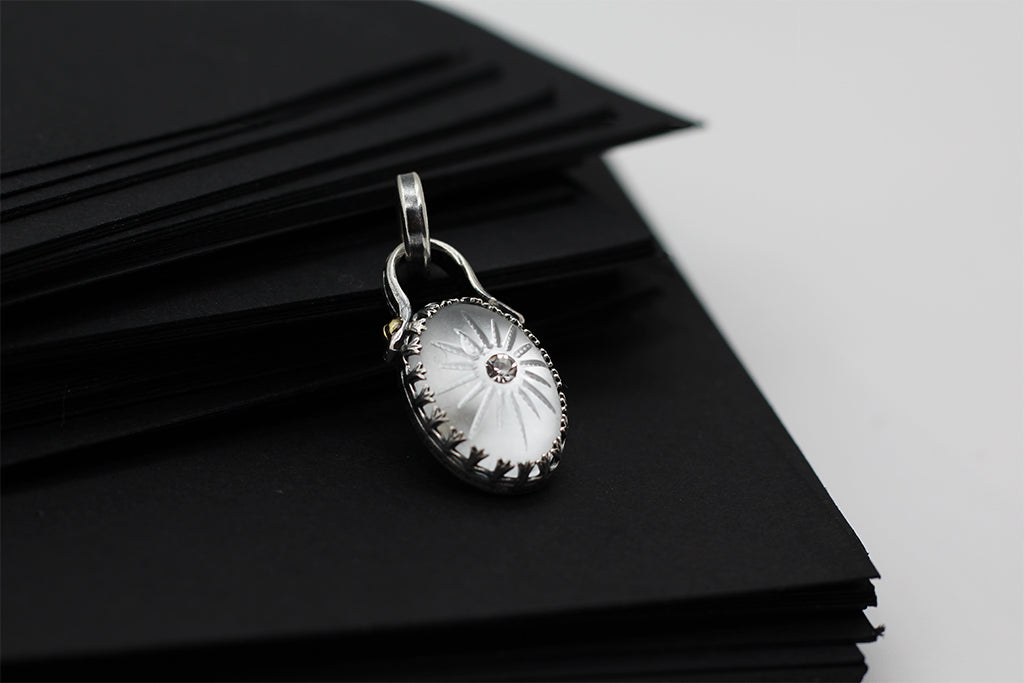 Moonlit Passage, Sterling Silver Pendant