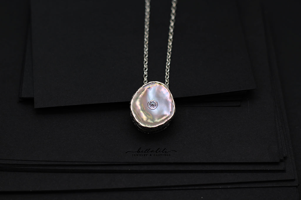 Astarte's Pearl, Sterling Silver Pendant