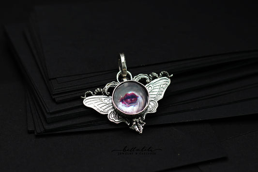 Butterfly Kisses, Sterling Silver Pendant