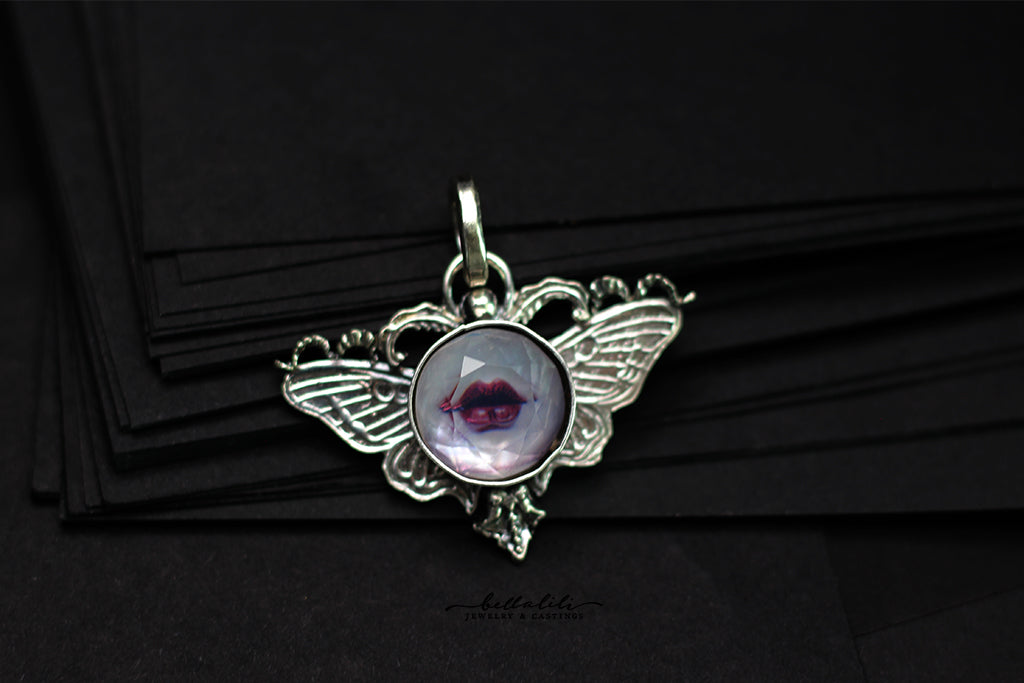 Butterfly Kisses, Sterling Silver Pendant