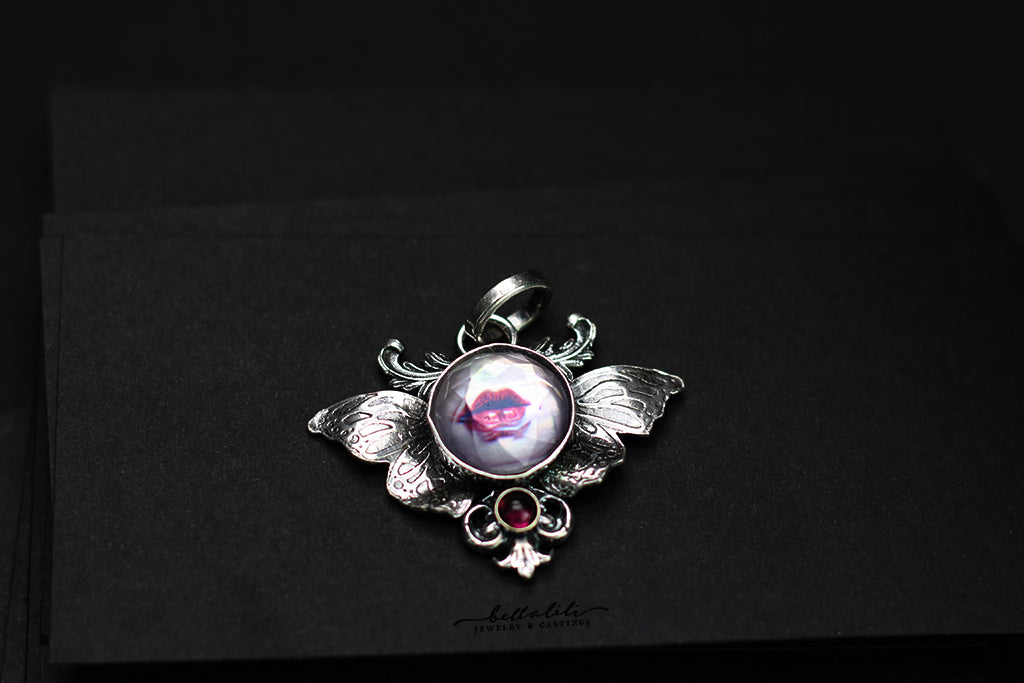 Butterfly Kisses, Sterling Silver Pendant