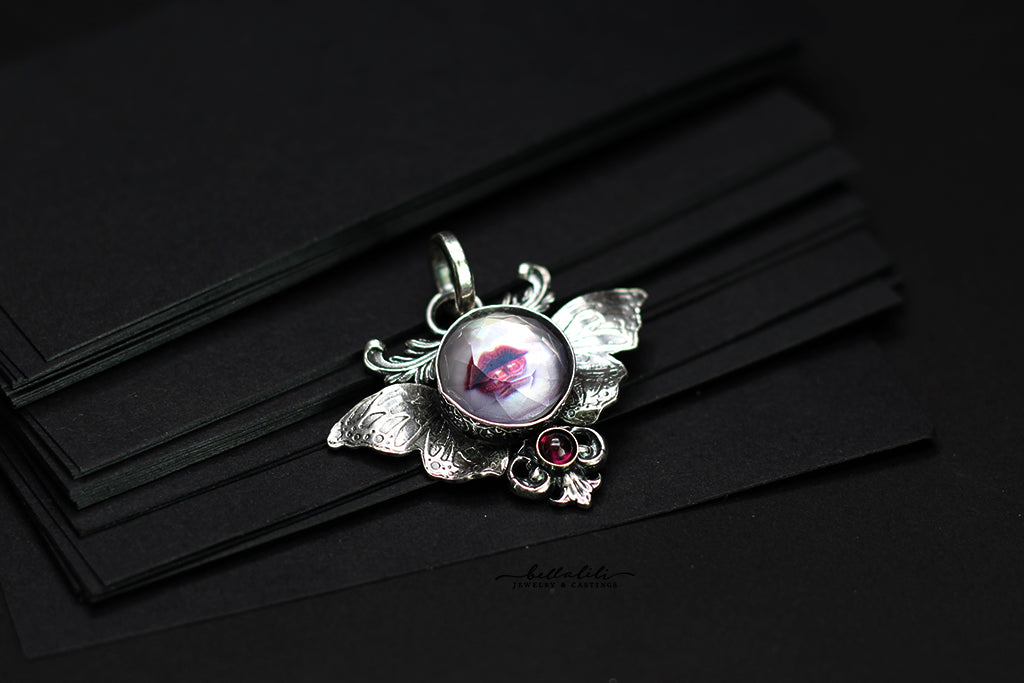 Butterfly Kisses, Sterling Silver Pendant