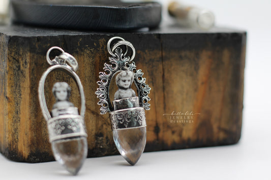 Broken Doll No.1 Sterling Silver Pendant