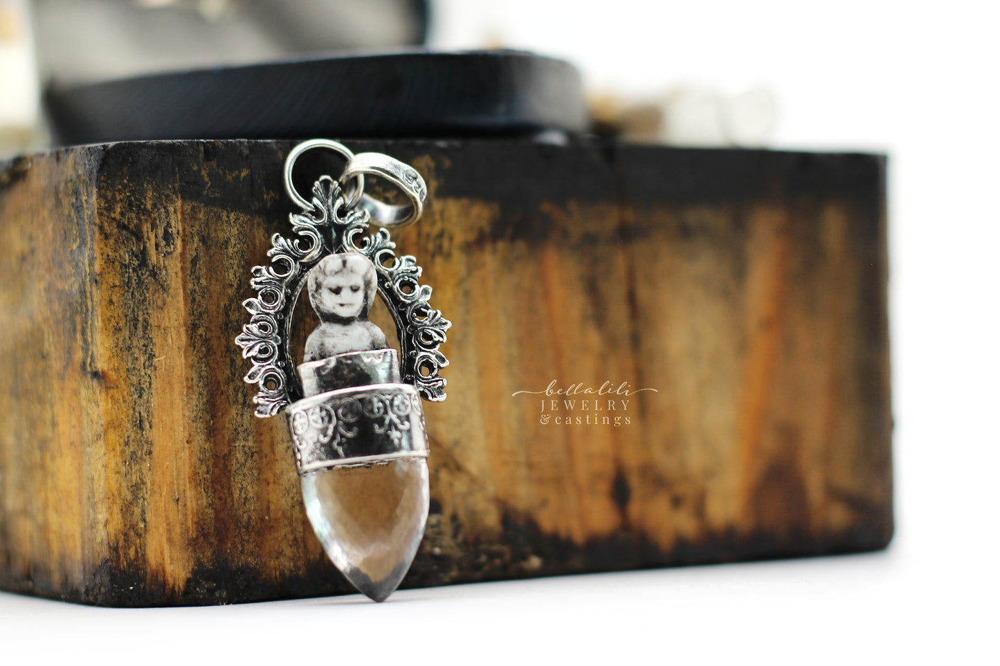 Broken Doll No.1 Sterling Silver Pendant