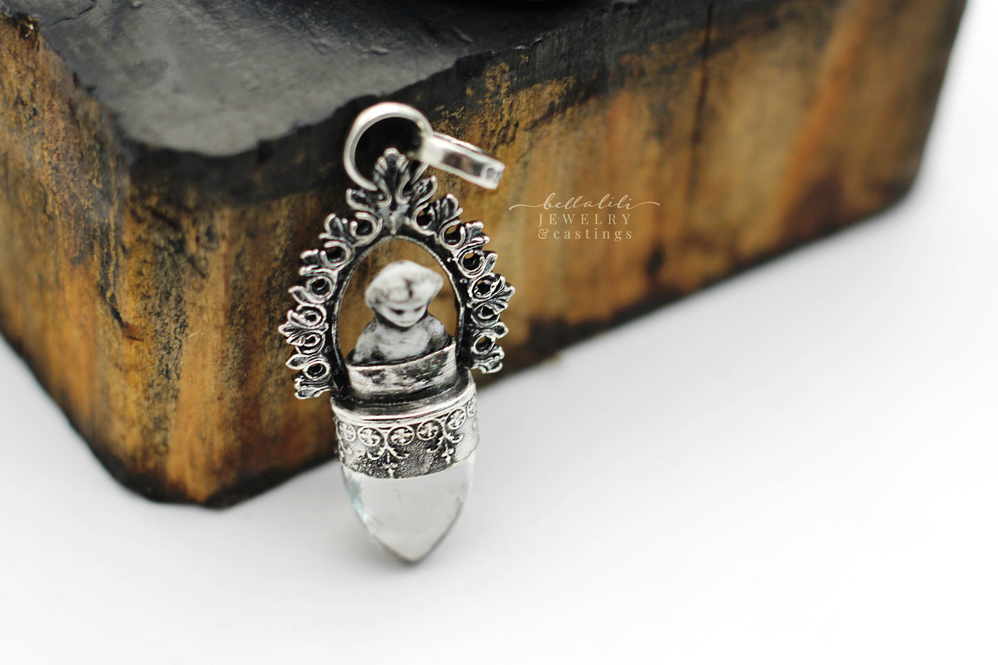 Broken Doll No.1 Sterling Silver Pendant