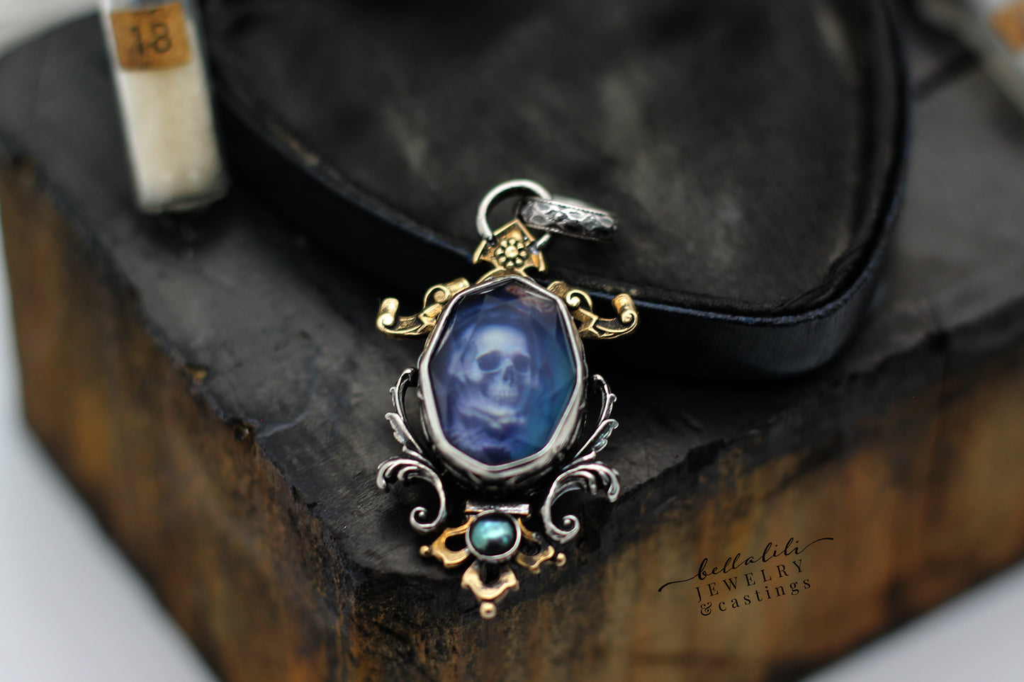 Glow in the Dark, Noble Dead Pendant Sterling Silver