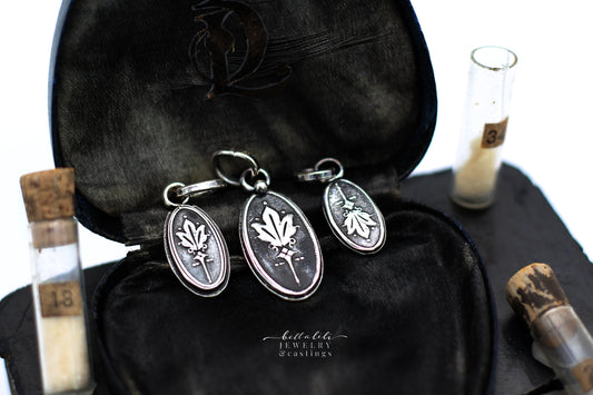 Darjeeling No.1, Tasseography Sterling Pendant