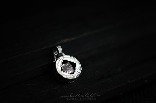 Ambry, Shadowbox No1, Kunzite & Sterling Pendant