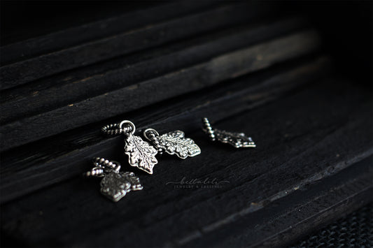 Oaklynne, Engraved Sterling Leaf Pendant