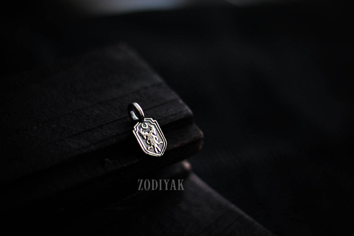 Sigil Shield Charm, Sterling Silver mini pendant