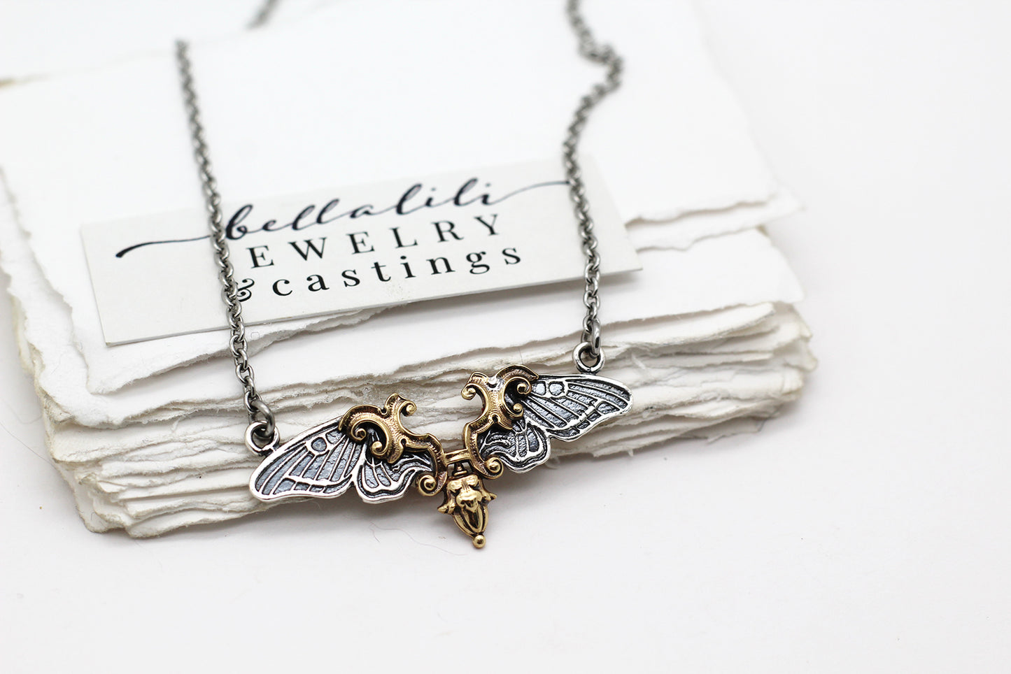 Nocturne Aetherwing, Moth Necklace