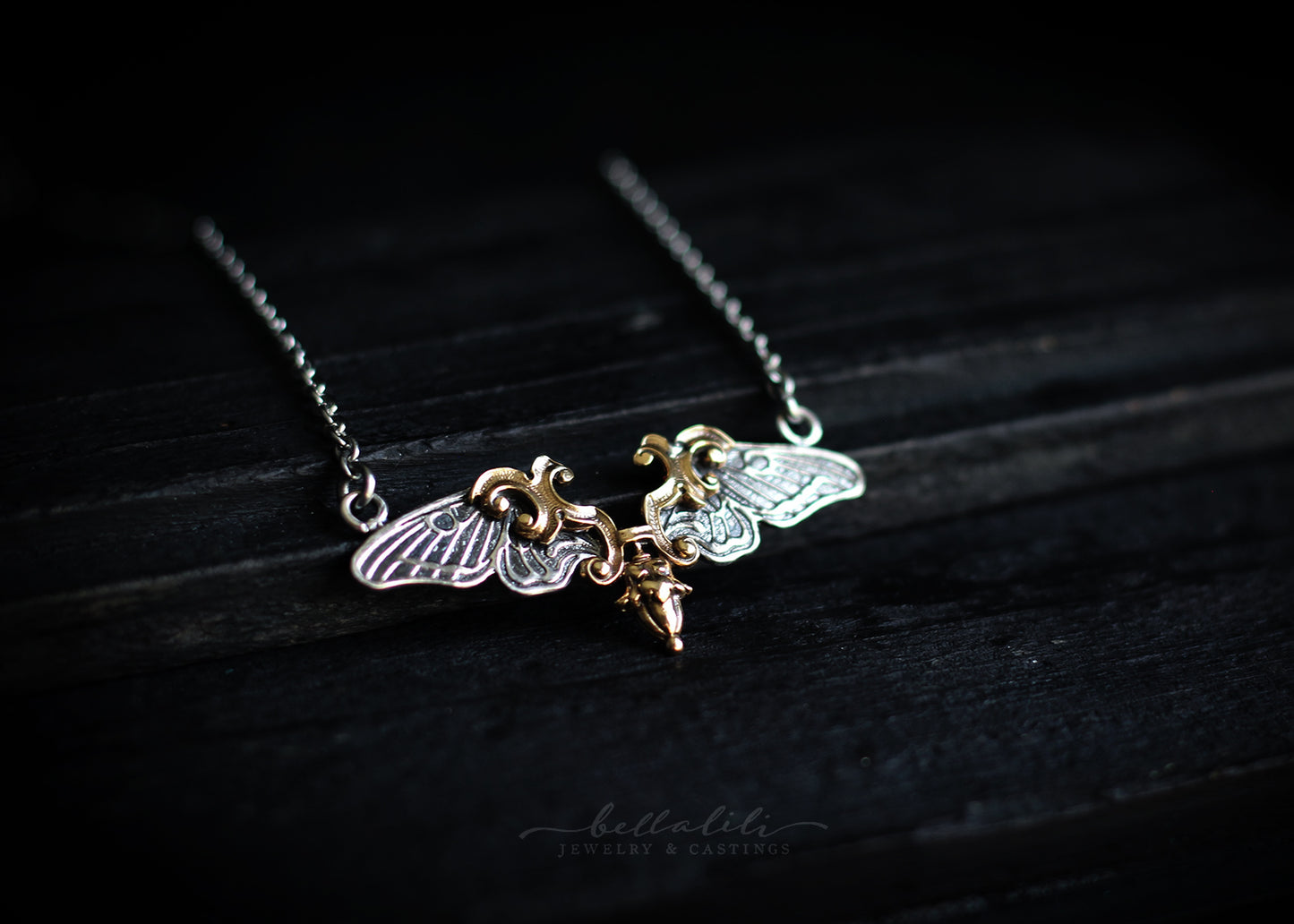 Nocturne Aetherwing, Moth Necklace