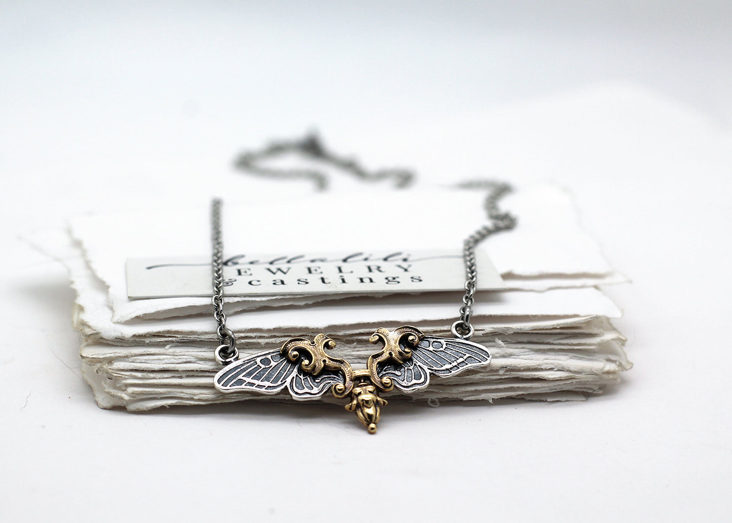 Nocturne Aetherwing, Moth Necklace