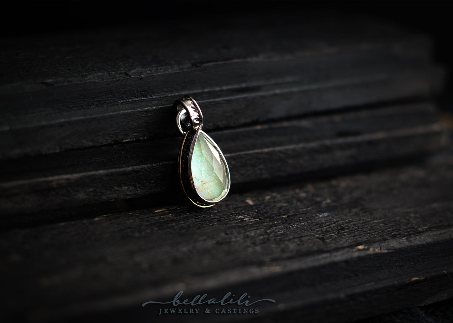Noémie Opal Teardrop Sterling Pendant