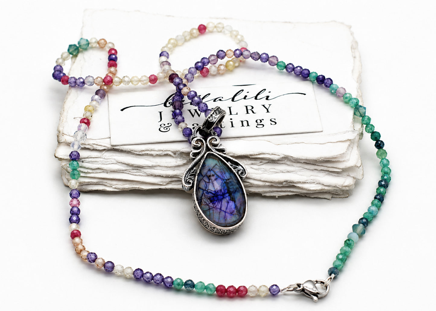 Leonie Ingénue Opal Pendant Ingénue Opal Sterling Pendant