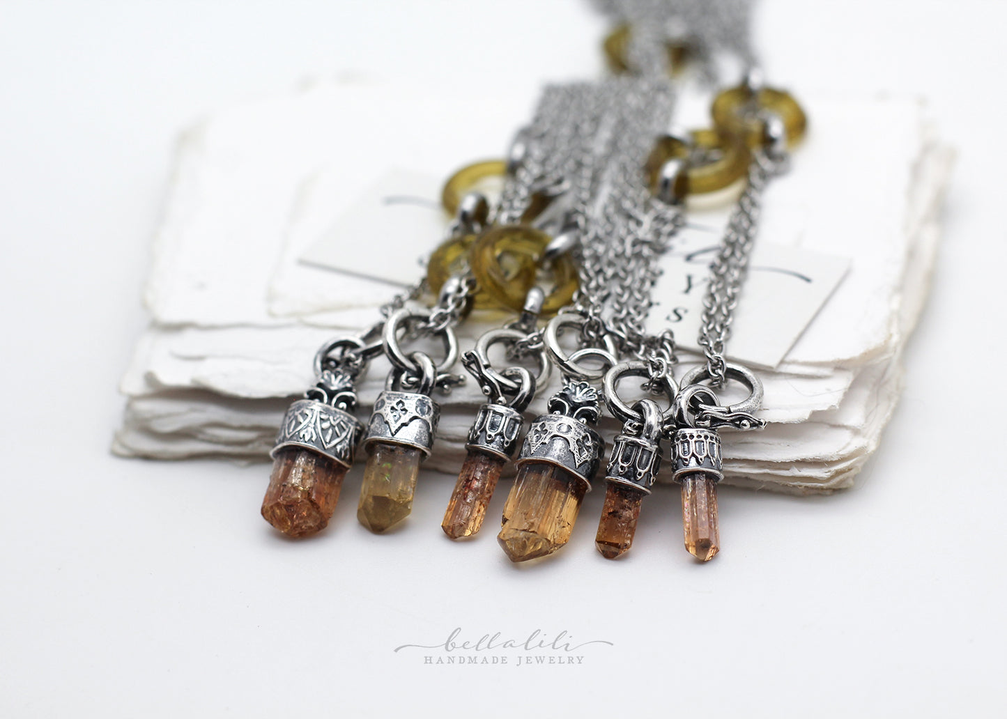 The Aperitivo, Imperial Topaz Necklaces