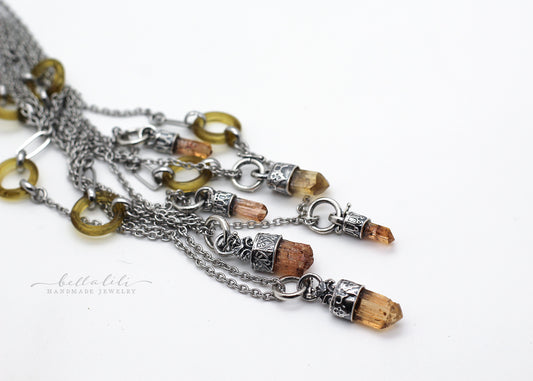 The Aperitivo, Imperial Topaz Necklaces