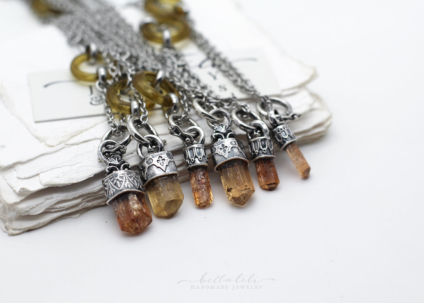 The Aperitivo, Imperial Topaz Necklaces