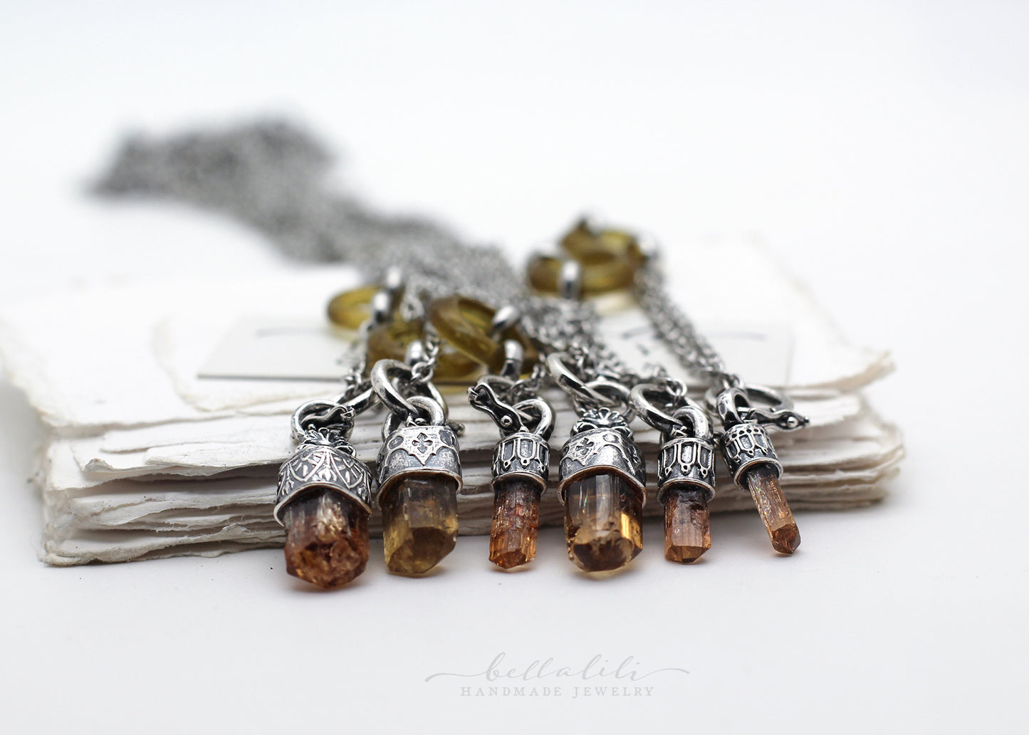 The Aperitivo, Imperial Topaz Necklaces