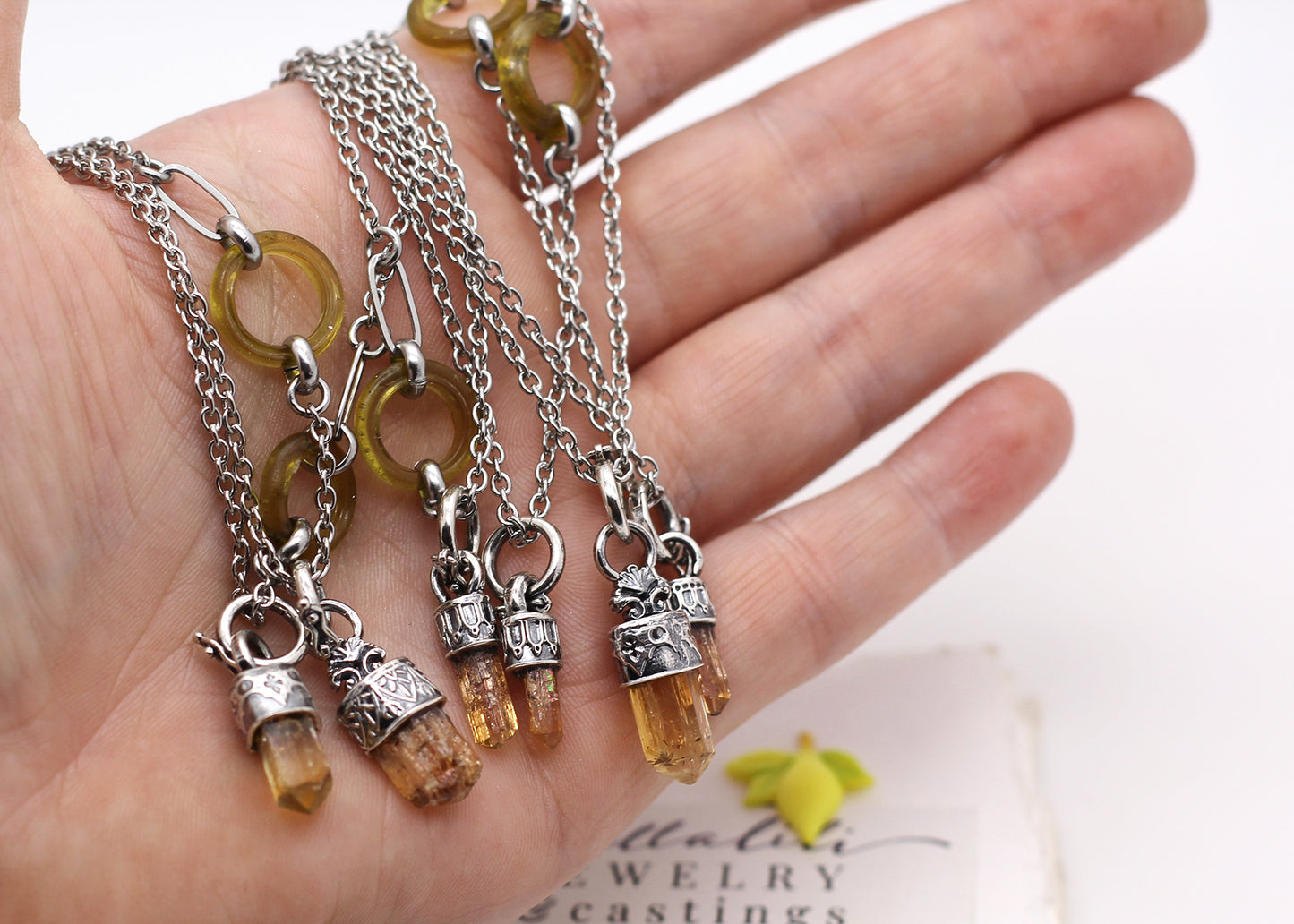 The Aperitivo, Imperial Topaz Necklaces