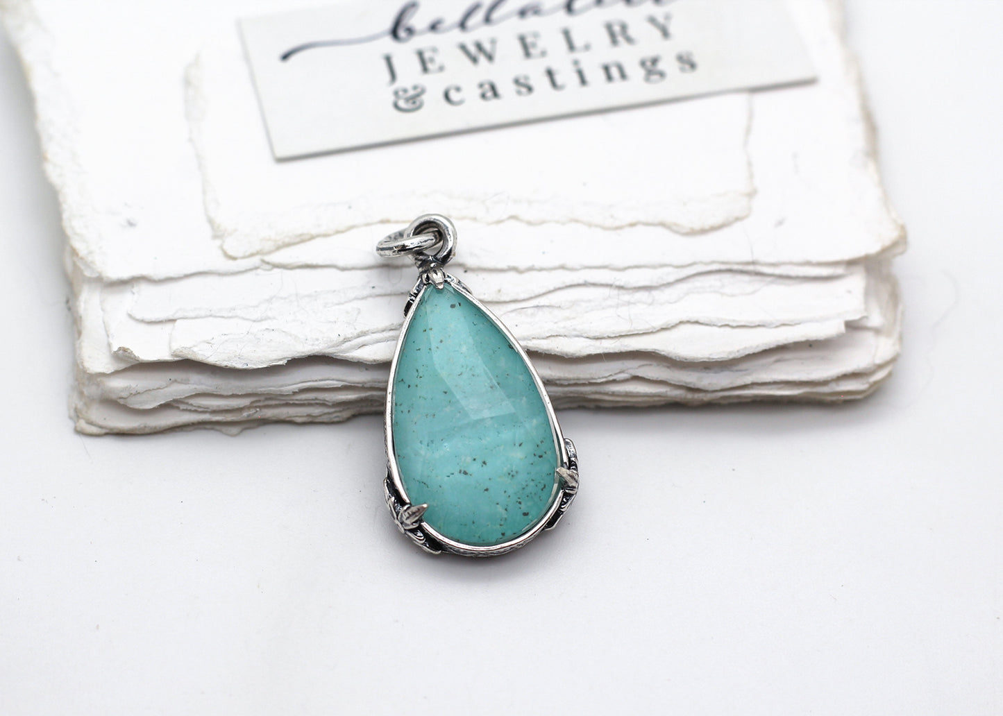 The Allegory of Blue, Royston Turquoise Sterling Silver Pendant