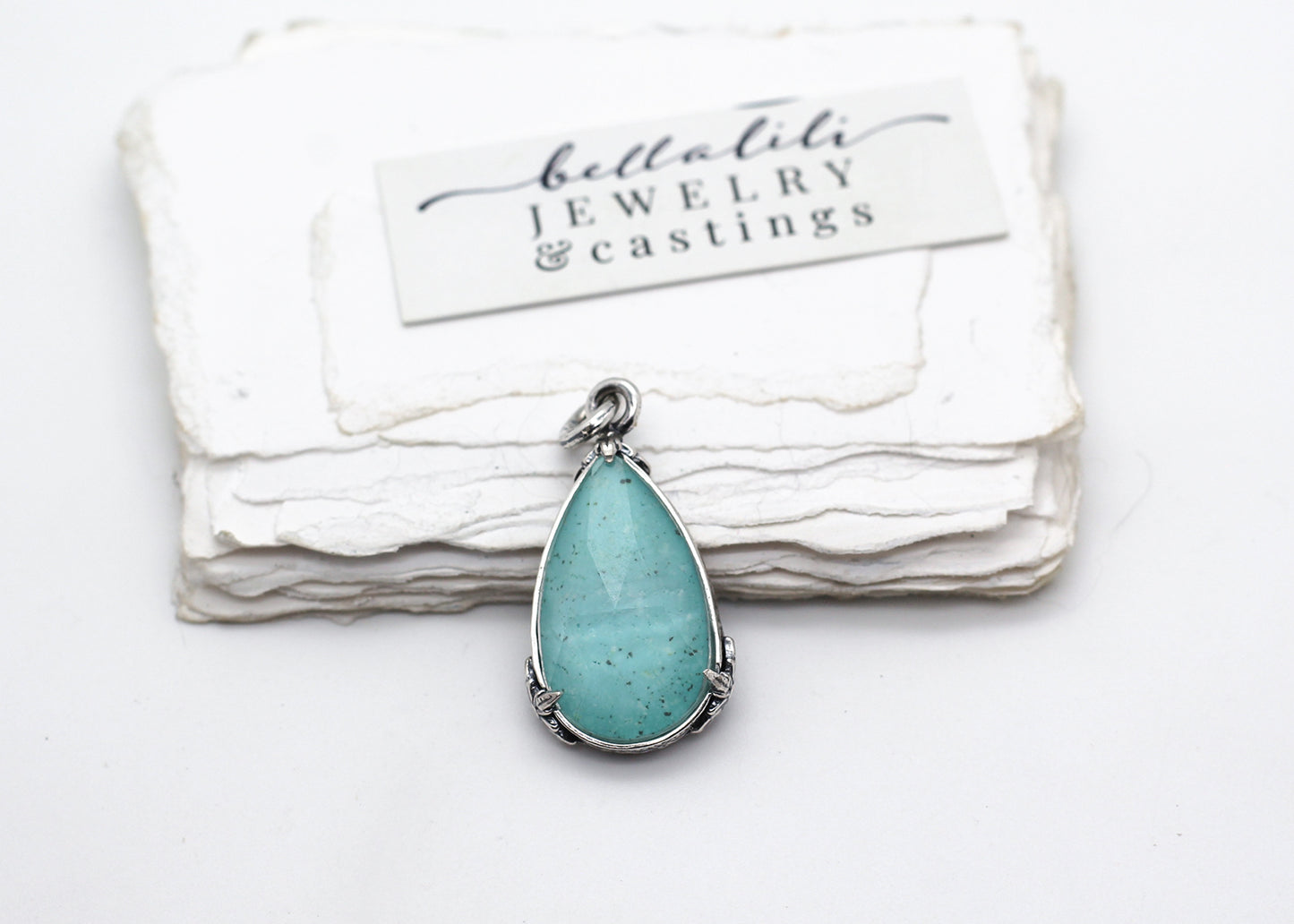 The Allegory of Blue, Royston Turquoise Sterling Silver Pendant