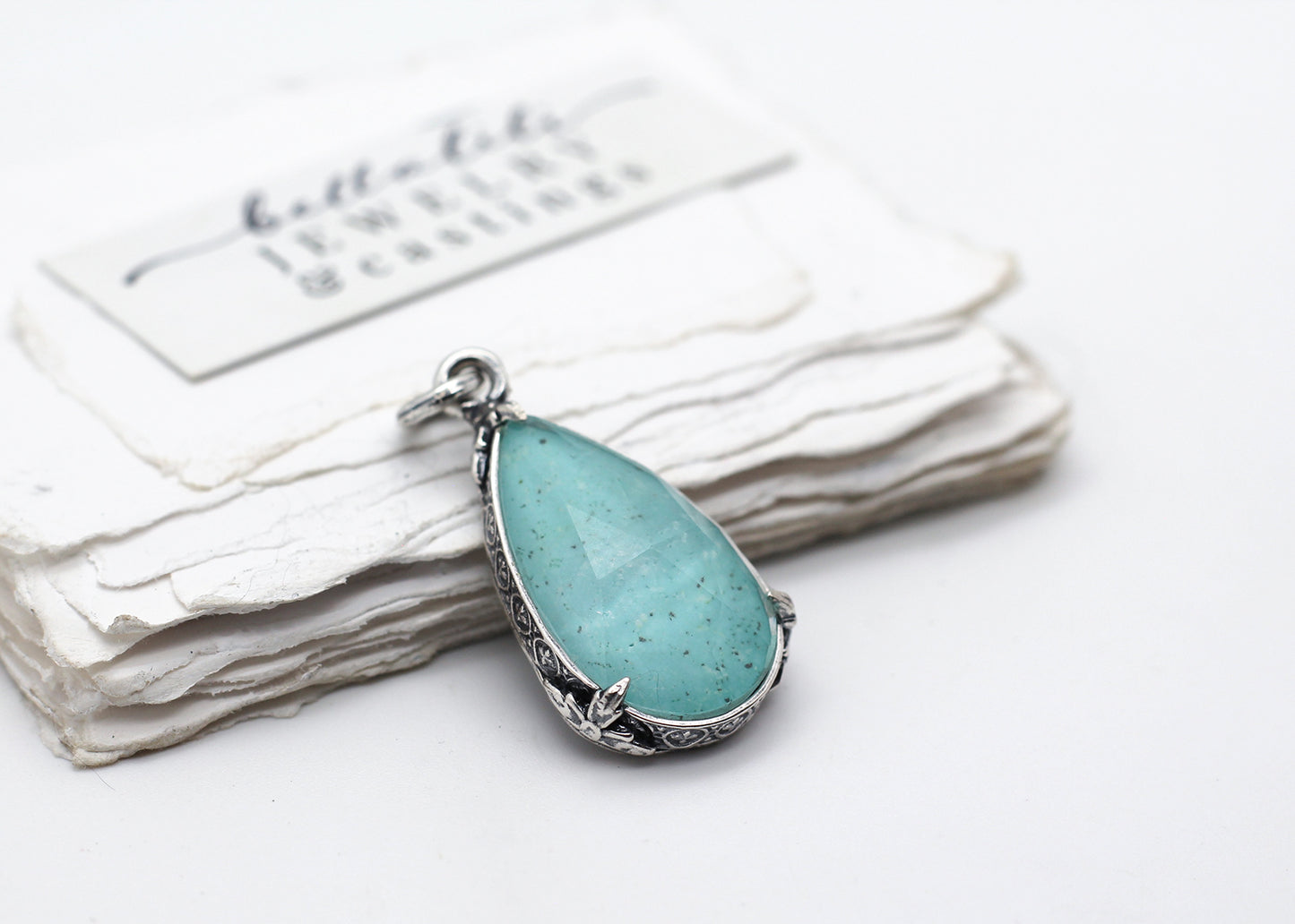 The Allegory of Blue, Royston Turquoise Sterling Silver Pendant