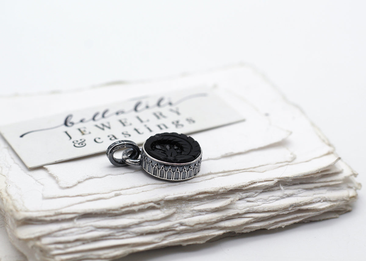 Haggatha No1, Sterling Silver Mourning Pendant