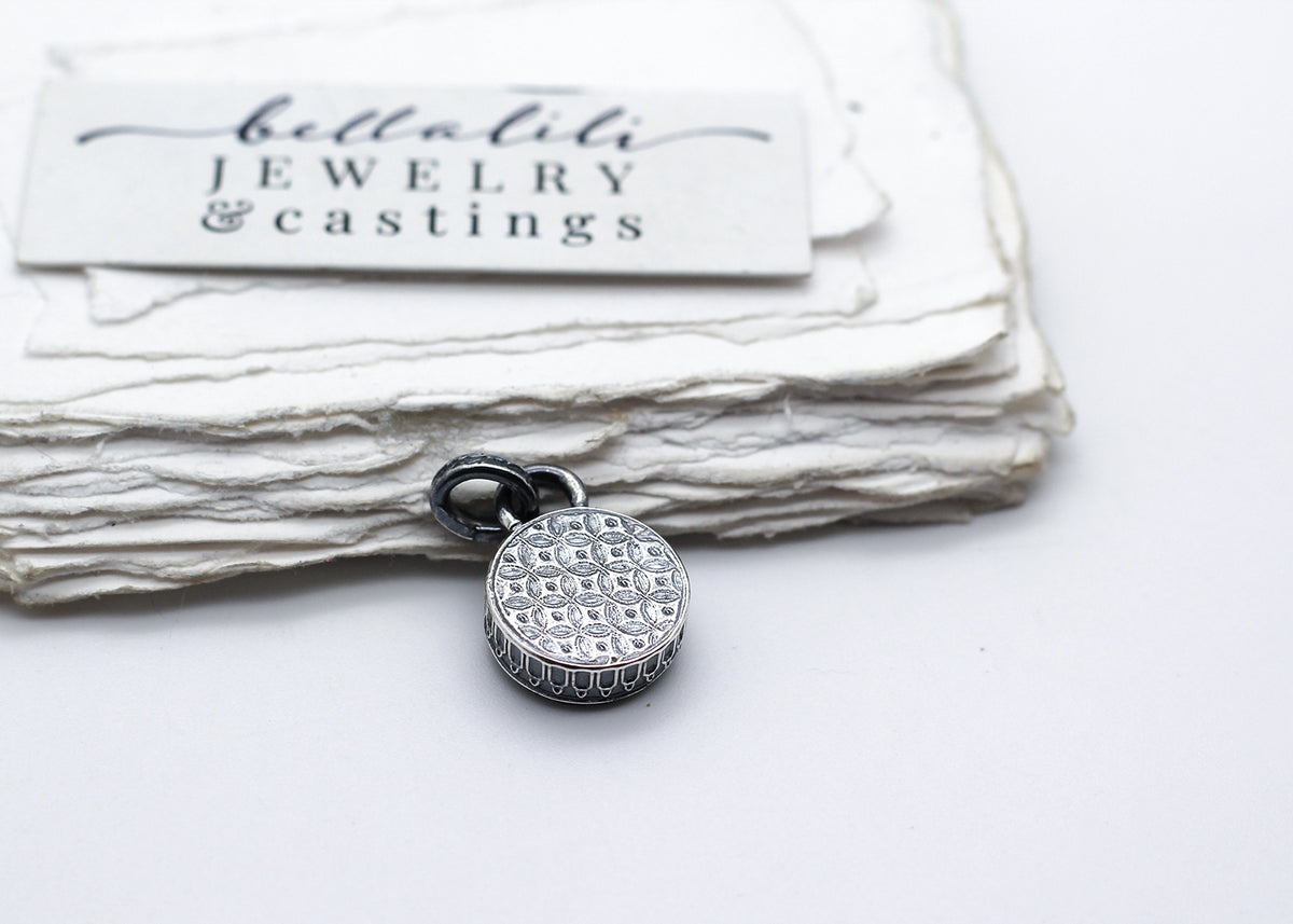 Haggatha No1, Sterling Silver Mourning Pendant