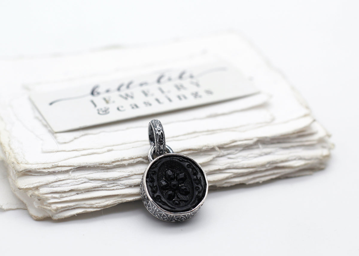 Haggatha No2, Sterling Silver Mourning Pendant