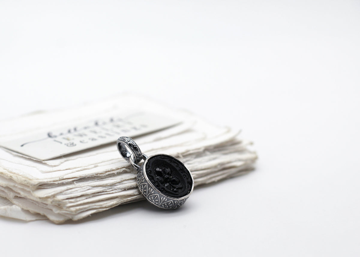 Haggatha No2, Sterling Silver Mourning Pendant