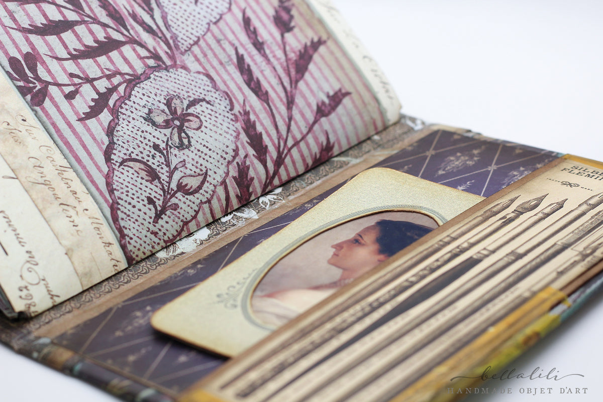 The Violet Register, One of a Kind Handmade Writing Journal