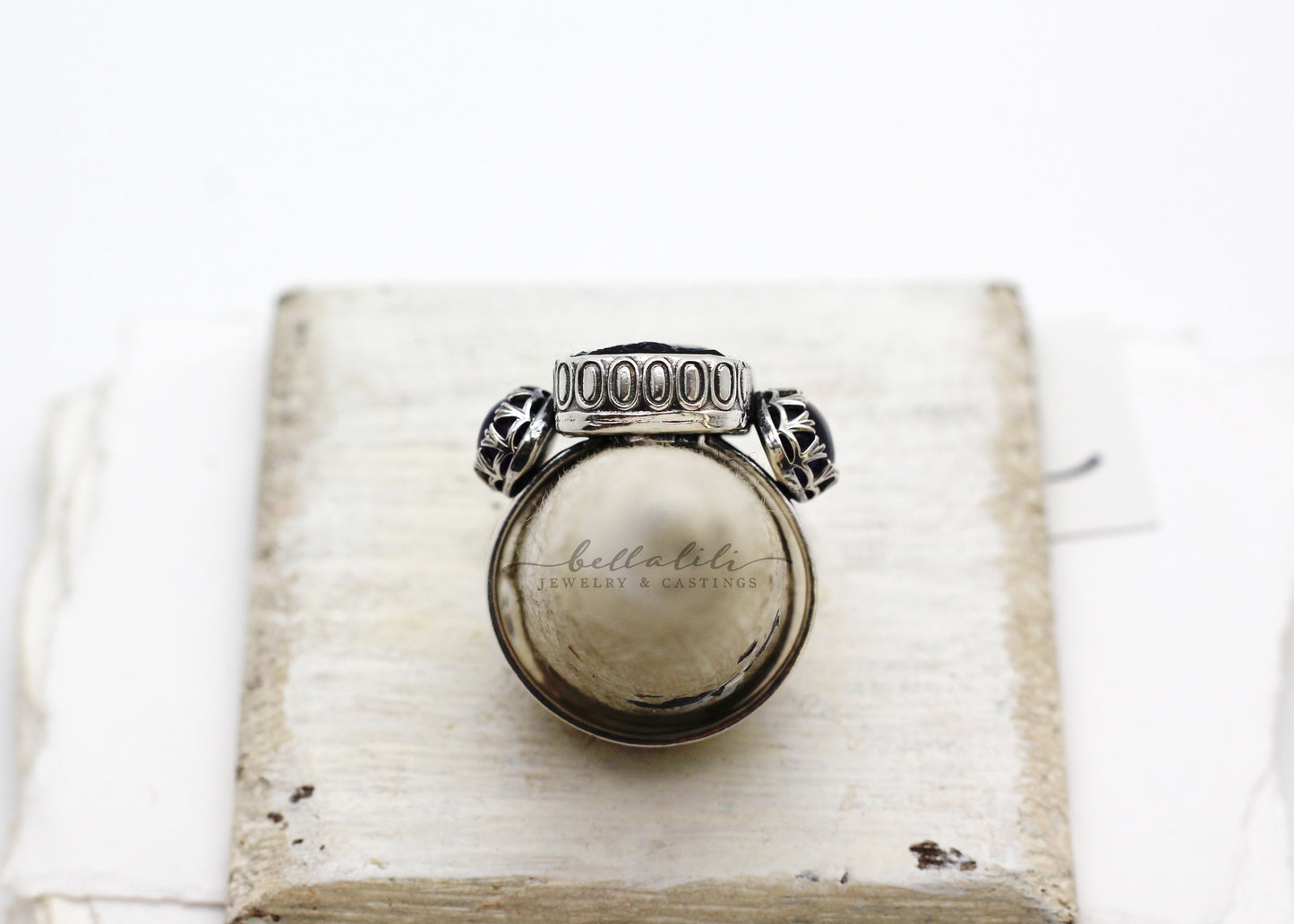 The Violet Witness, Purple Cameo Ring size 11