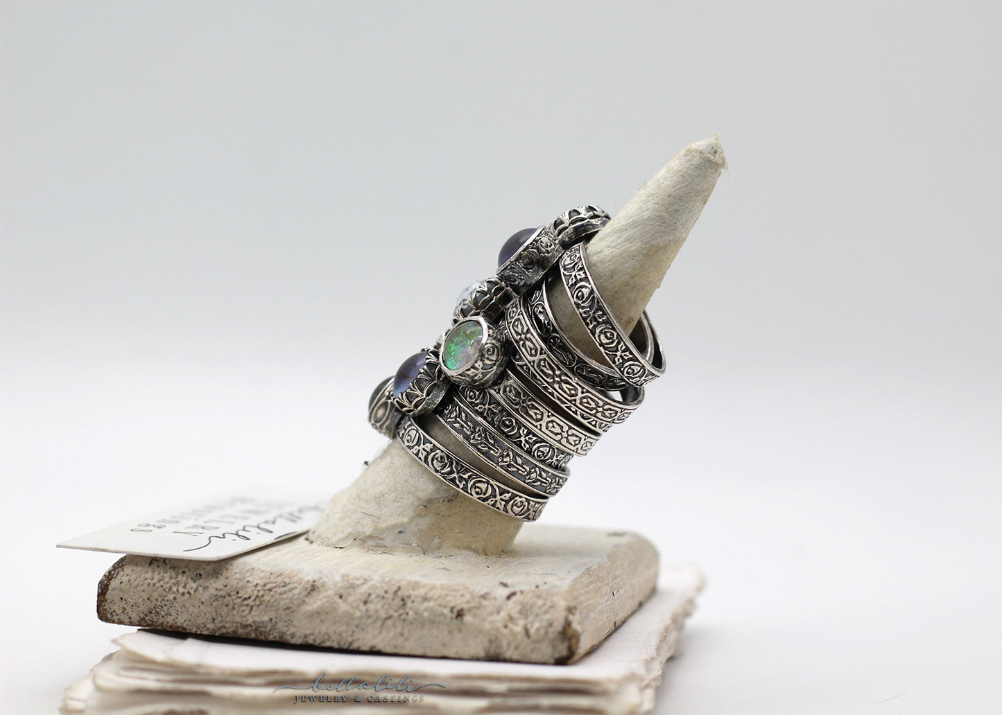 The Amélie Opal Ring, Sterling Opal Doublet Ring