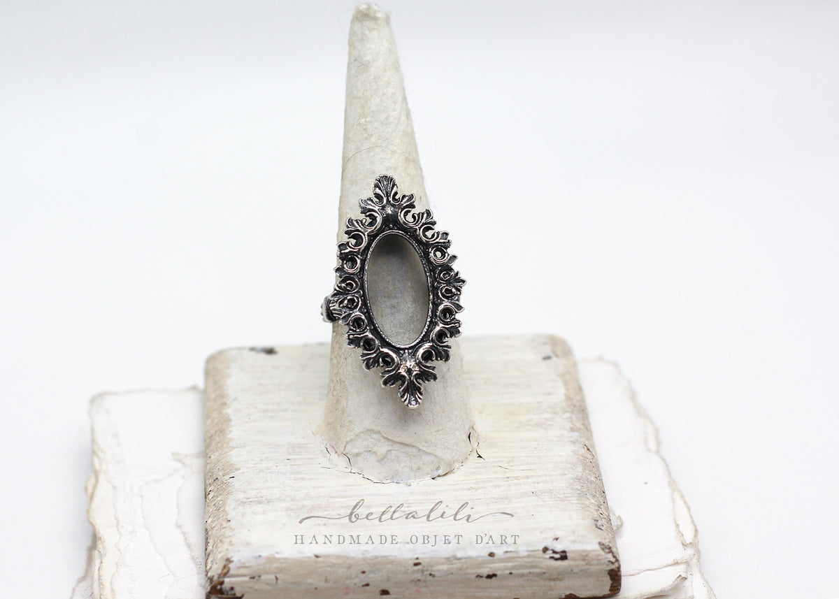 the Void Ring, Open Frame Sterling Silver Ring
