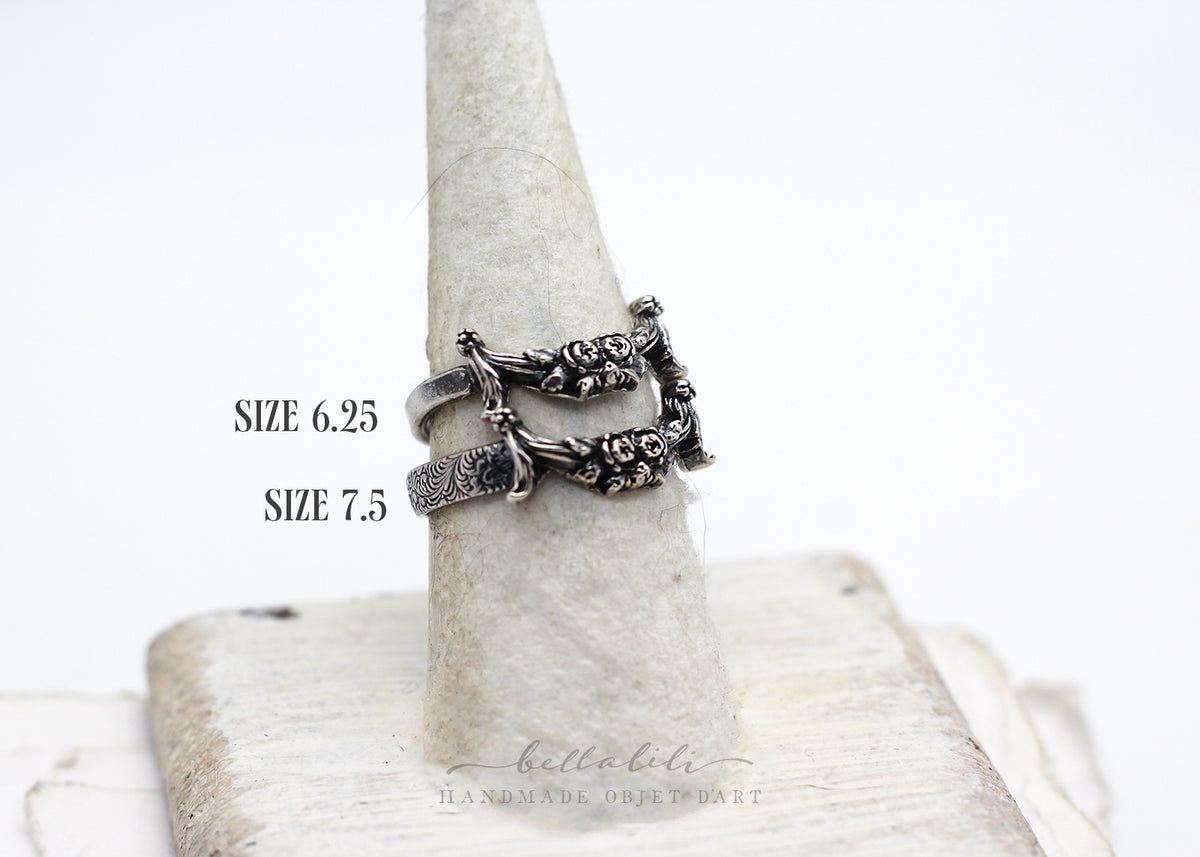 Warding Ring, Sterling Silver Ring guard