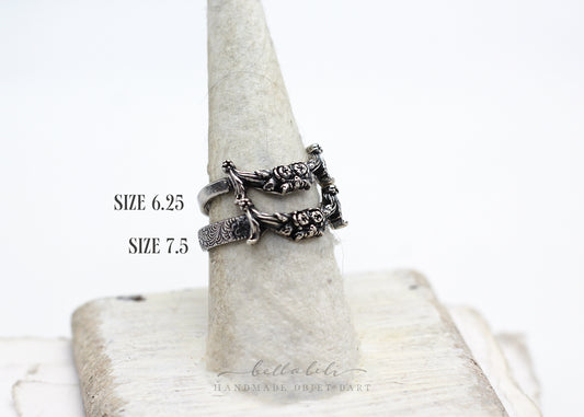 Warding Ring, Sterling Silver Ring guard