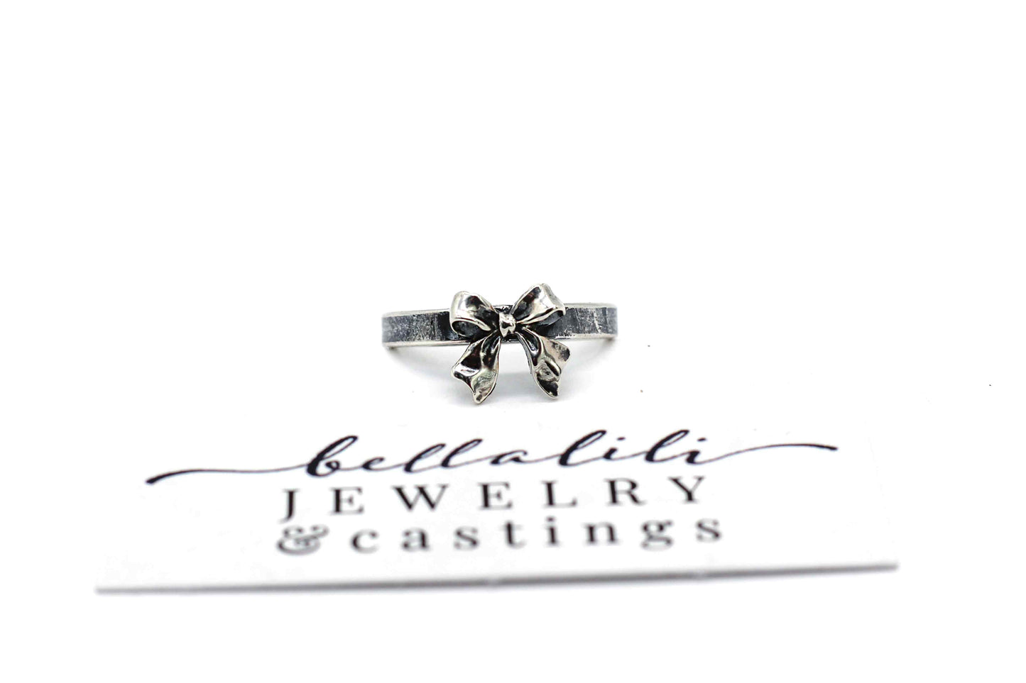 Bow Ring, Sterling Silver