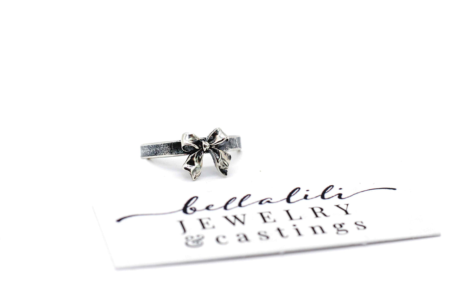 Bow Ring, Sterling Silver