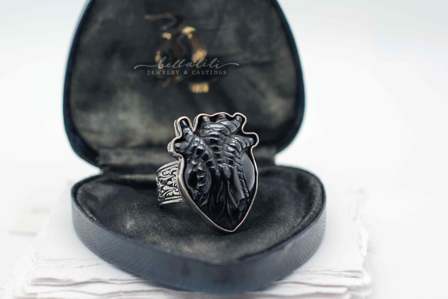 Size 10, My Wicked Heart, Ring, Sterling Silver