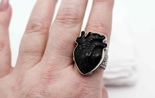 Size 10, My Wicked Heart, Ring, Sterling Silver