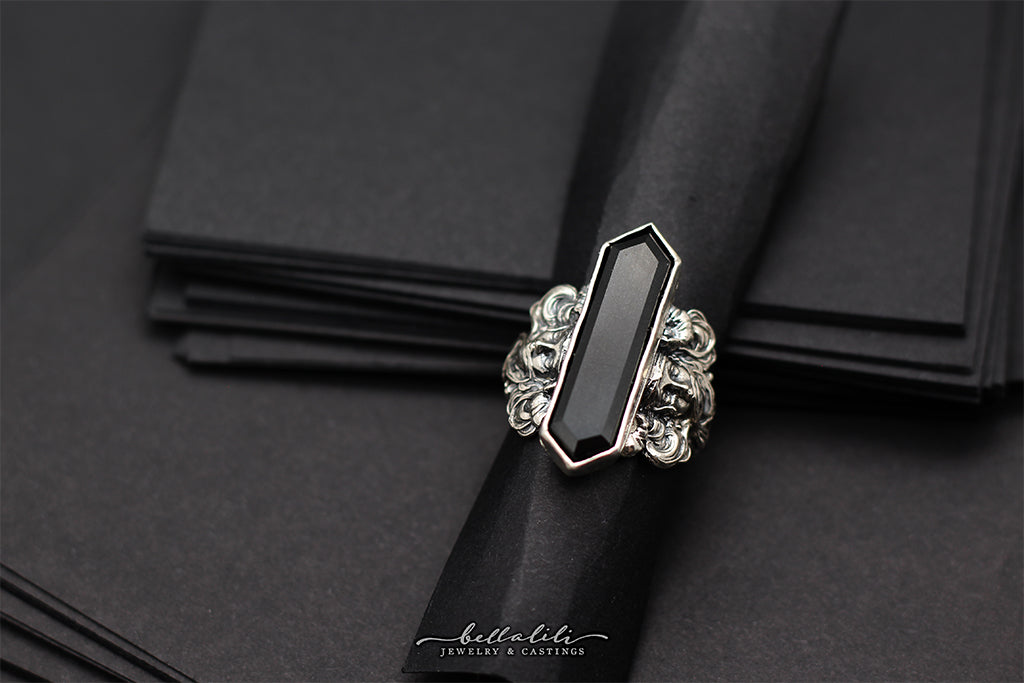 Lady Umbra, Erebos Reverie Rings, Sterling Silver