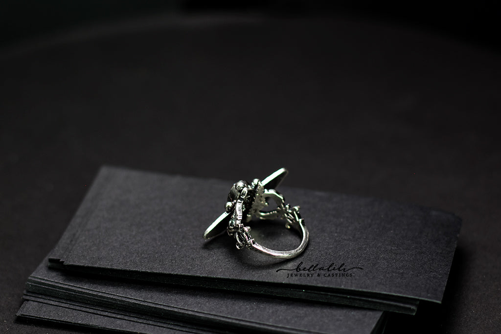 Aetherwing, Sterling Silver & Crystal Ring