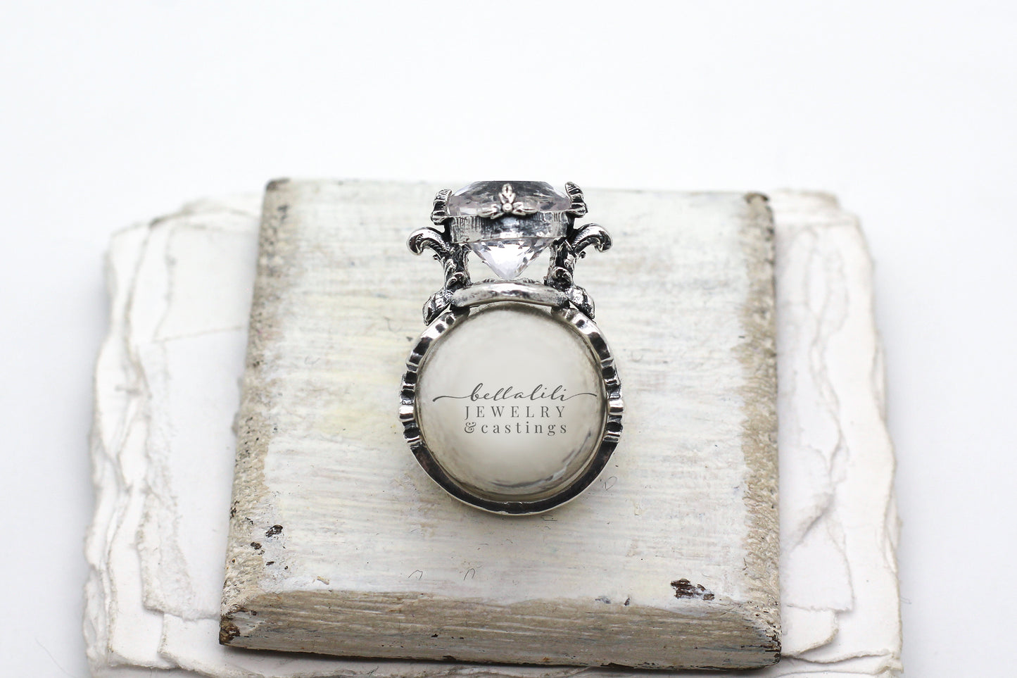 “Lovelorn” Ring – Sterling Silver, Kunzite & Lion Paw Setting