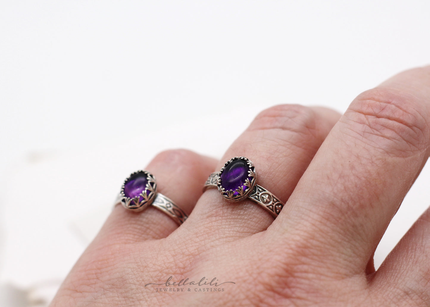Amethyst Stacking Ring
