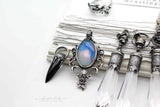 Rose Opal Pendant, House of Libra Collection, Opal Doublet Pendant and Sterling Silver Art Nouveau